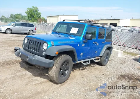 2016 Jeep Wrangler Unlimited Black Bear из США, поврежденный, VIN 1C4BJWDGXGL133731